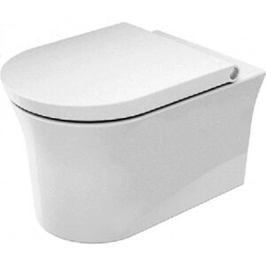 Duravit WHITE TULIP závesná WC misa 37 x 54 cm, Rimless, skryté upevnenie Durafix, Hygiene Flush, biela 2577090000