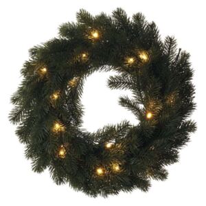 EMOS LED Vianočný veniec 20xLED/0,6W/2xAA EMS252 + záruka 5 rokov zadarmo