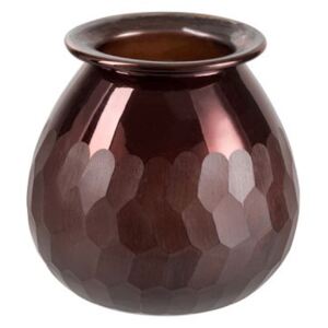Vase cognac glass brown small - 15*15*15 cm