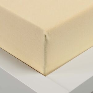 XPOSE® Jersey plachta Exclusive - biela káva 160x200 cm