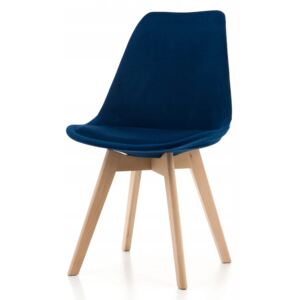 PROXIMA.store - Elegantná jedálenská stolička DUBLIN - modrá