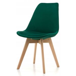 PROXIMA.store - Elegantná jedálenská stolička DUBLIN - zelená