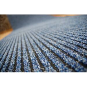 Rohožkový behúň LIVERPOOL 036 modrý - 100 cm
