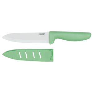 ERNESTO® Keramický kuchynský nôž, čepeľ 16 cm, zelená (100283095)