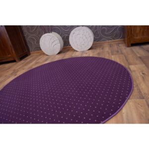 Koberec kruh AKTUA 087 fialový - 100 cm kruh