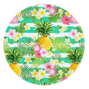 Plážový uterák ananás - 150 cm