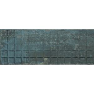 Obklad modrý matný 44,63x119,3cm GRUNGE BLUE SQUARE