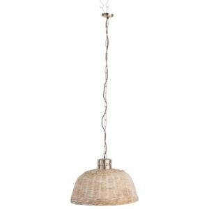 HANGING LAMP ROUND BAMBOO BEIGE SMALL - 61*61*43 cm