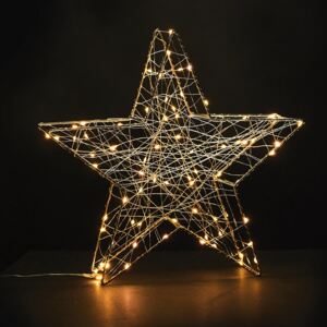 ACA DECOR LED Vánoční 3D hvězda, teplá bílá
