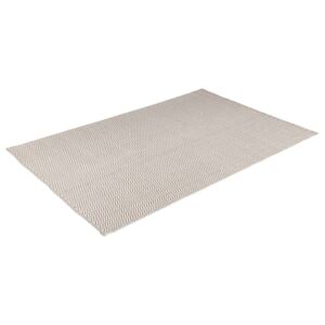 MERADISO® Tkaný koberec, 140 x 200 cm (krémová / biela), béžová / biela (100304028)