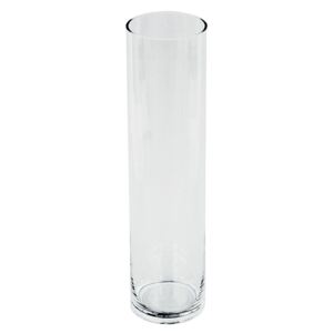 Sklenená váza číra 10x40x10 cm
