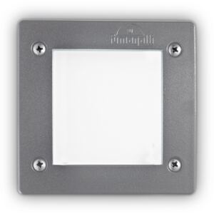 Zápustné svietidlo Ideal lux 096599 LETI PT1 SQUARE GRIGIO 1xGX53 23W 4000K