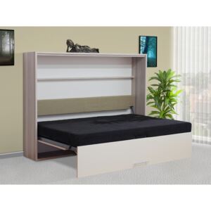 Sklápacia posteľ VS1056P, 200x140cm lamino: buk, standardní nosnost