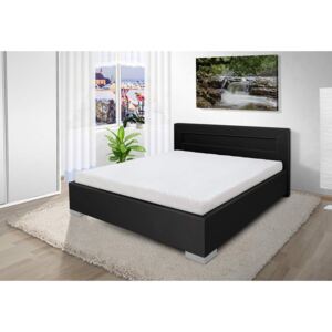 Luxusná posteľ Mia 180x200 cm Barva: eko černá