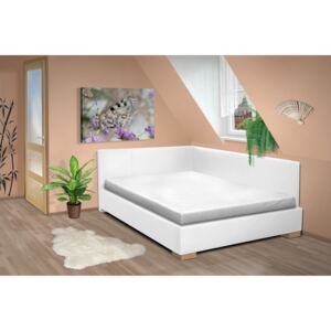 Manželská posteľ s čelami Martina 140x200 cm Barva: eko bílá