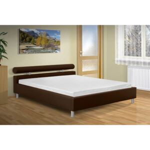 Moderná manželská posteľ Doroty 140x200 cm Barva: eko hnědá
