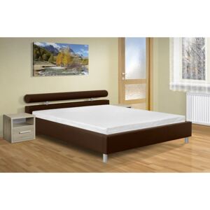 Moderná manželská posteľ Doroty 180x200 cm Barva: eko hnědá