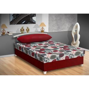 Čalúnená posteľ s úložným priestorom Katy 120 Barva: bordó