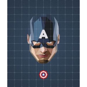 IXXI Skladaný obraz IXXI Icon Captain America M