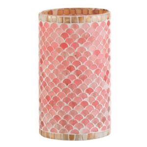 Svietnik ružový mozaikový sklenený 3ks set ROSE BOHEMIEN