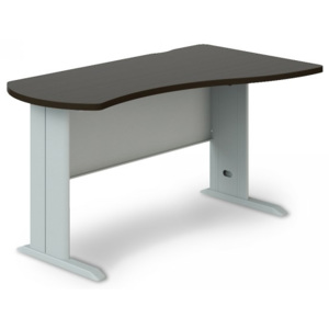 Rohový stôl Manager, pravý 180 x 120 cm wenge