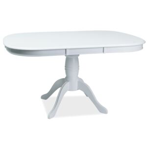 Jedálenský stôl: FLORENCJA SIGNAL - stoly: MDF/drevo biele