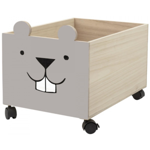 Detský úložný box na kolieskach Little Beaver