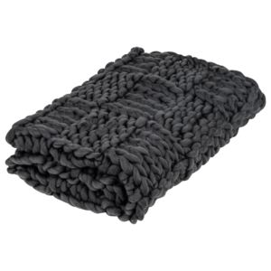 MERADISO® Pletená deka, 120 x 150 cm, šedá (100285408)