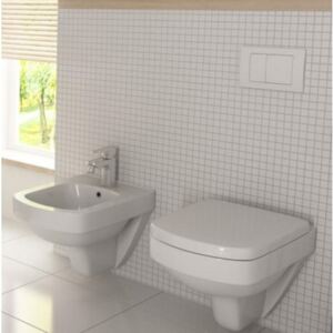 VILAN CORANO - závesná WC misa Rimless, so sedátkom so SoftClose, biela