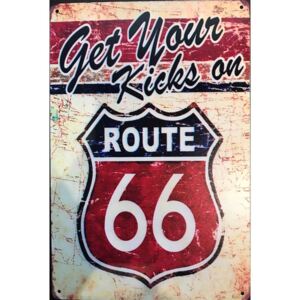 Ceduľa Route 66 - Get Your Kick on