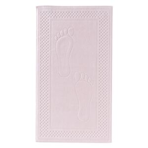 Soft Cotton Kúpeľňová predložka STEP 50x90 cm. Kúpeľňový koberček z kolekcie STEP, z vysokou gramážou, v siedmich farbách, vyrobený zo 100% česanej bavlny. Ružová