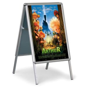 Jansen Display Reklamný A stojan - ostré rohy, 465 x 999 x 683 mm