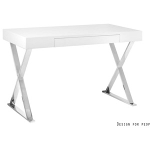 Dizajnový stôl Zara biela