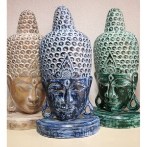 Socha Budha 72 cm zelená