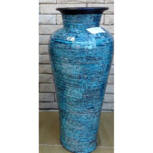 Váza modrá svetlá 34 cm