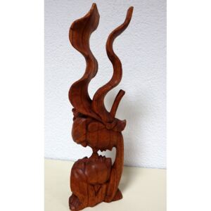 Socha BOZK, exotické drevo, ručná práca v.: 30cm 30 cm