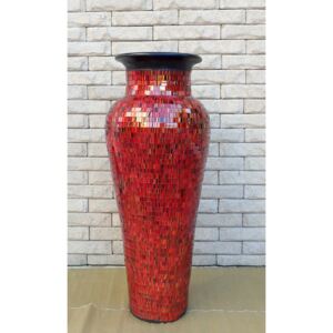 Váza DIVA červená 80 cm