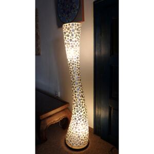 Stojacia lampa PRINCESS z pravej perlete 150 cm