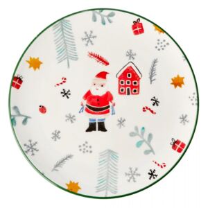 Keramický tanier Santa Claus 20,5 cm