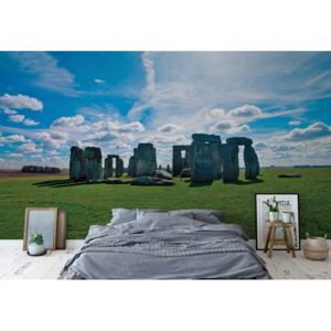 Fototapeta - Stonehenge Nature Landscape Vliesová tapeta - 250x104 cm