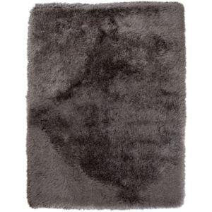 Luxusný kusový koberec viskoza Estel tmavo sivý, Velikosti 80x150cm
