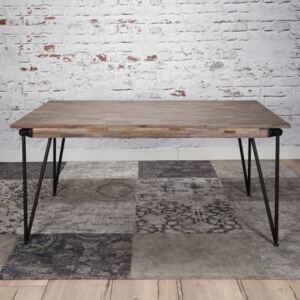 Jedálenský stôl 26-53 200x100cm Teca V-legs-Komfort-nábytok