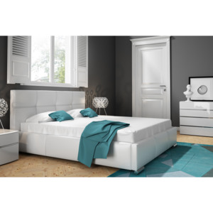 Čalúnená posteľ BUKY+ matrac DE LUX, 160x200, madryt 190