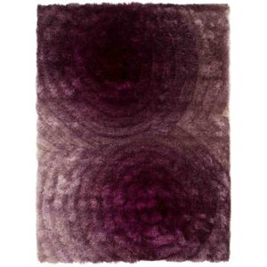 Luxusný kusový koberec Pink viskoza 3D ružovofialový 160x220, Velikosti 160x220cm