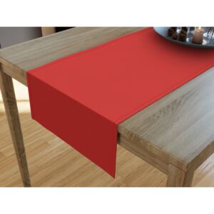 Goldea dekoračný behúň na stôl loneta - červený 20x180 cm