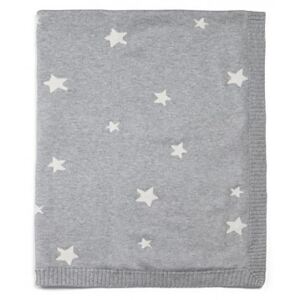 Pletená deka hviezdy šedá