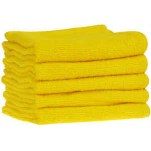 Detský uterák bavlnený 30x50 sýto žltý EMI