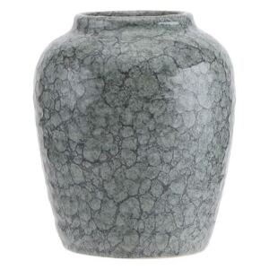 Sivá vzorovaná váza A Simple Mess Alia, ⌀ 9,2 cm