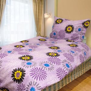 ULA fialová - 140x200cm bavlnené obliečky