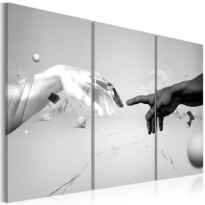 Obraz na plátne - Touch in black-and-white 60x40 cm